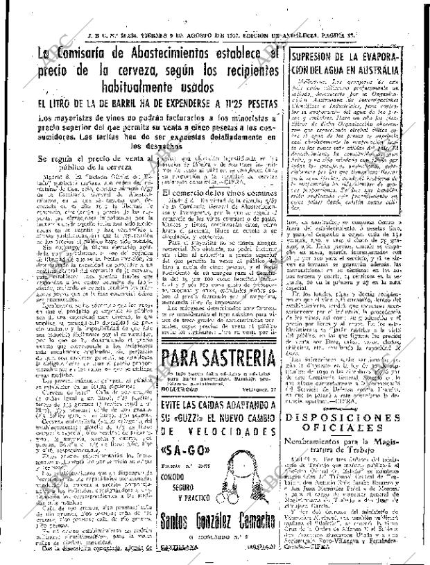 ABC SEVILLA 09-08-1957 página 17