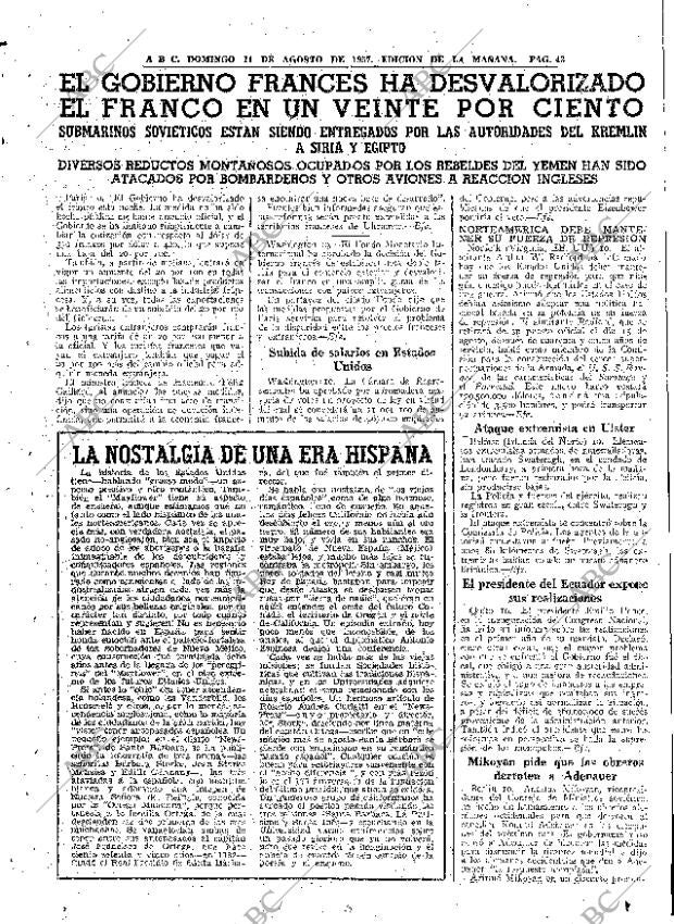 ABC MADRID 11-08-1957 página 43