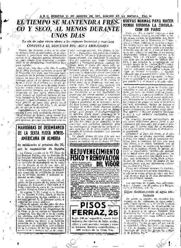 ABC MADRID 11-08-1957 página 51
