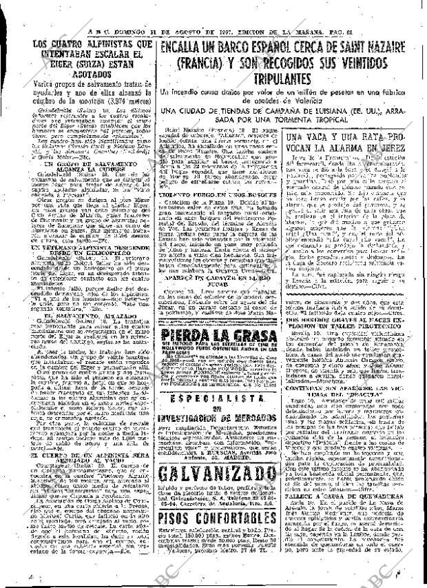 ABC MADRID 11-08-1957 página 61