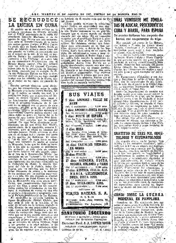 ABC MADRID 13-08-1957 página 20