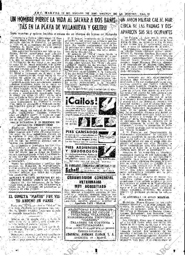 ABC MADRID 13-08-1957 página 27