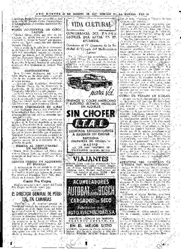 ABC MADRID 13-08-1957 página 30