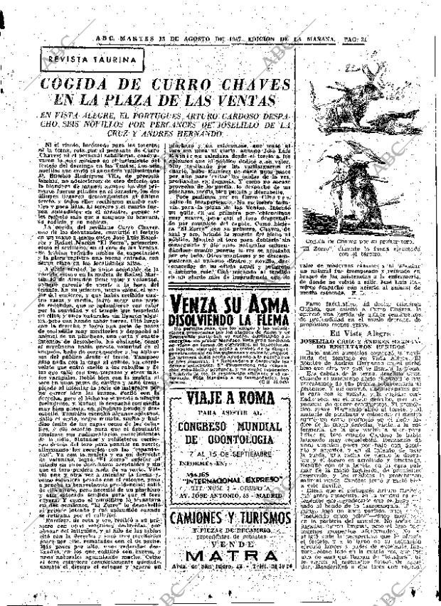 ABC MADRID 13-08-1957 página 31