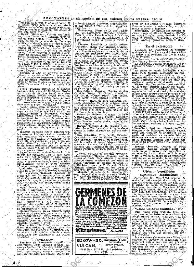 ABC MADRID 13-08-1957 página 33