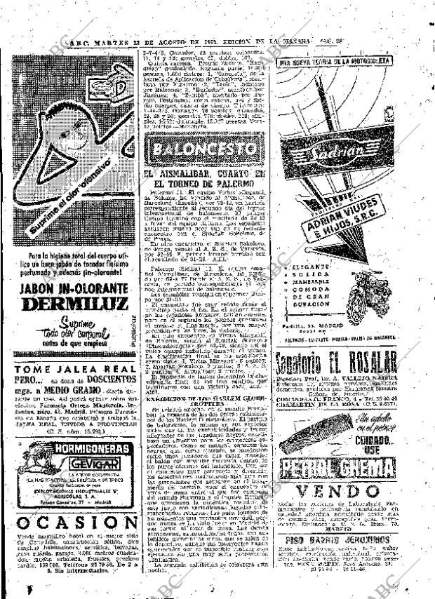 ABC MADRID 13-08-1957 página 38