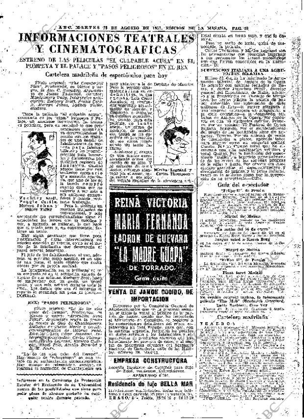 ABC MADRID 13-08-1957 página 39