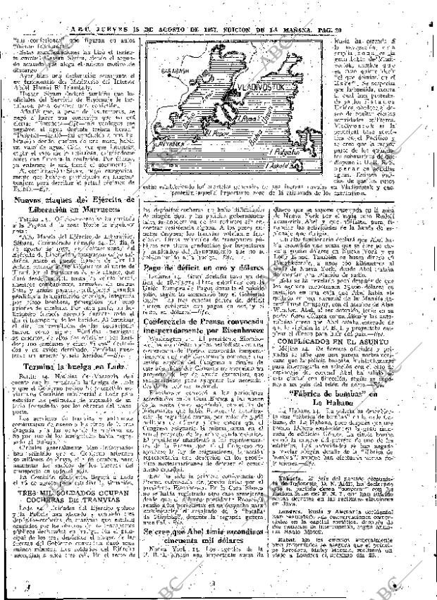 ABC MADRID 15-08-1957 página 20