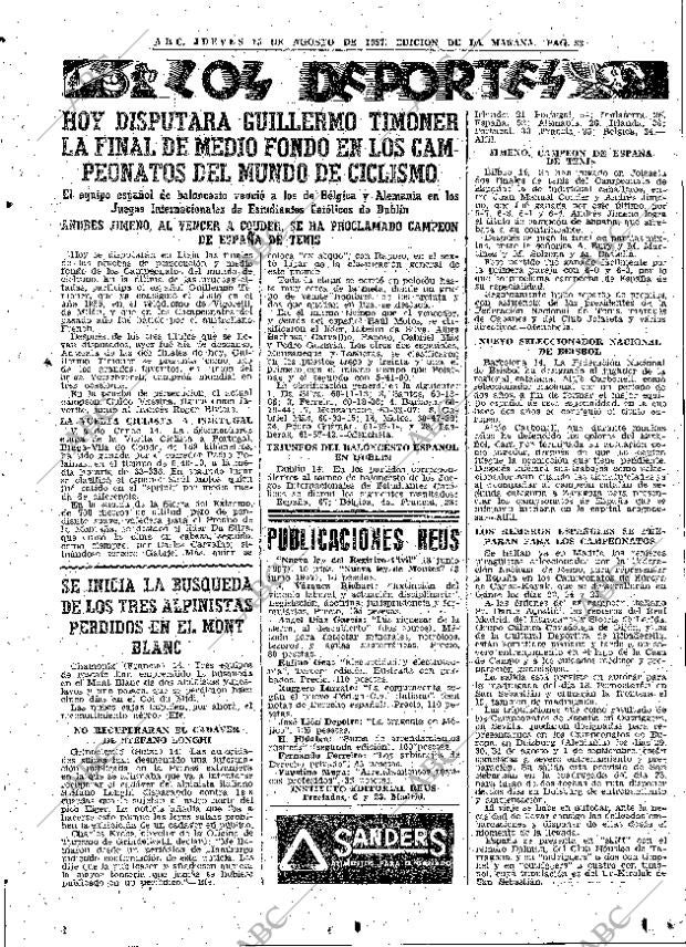 ABC MADRID 15-08-1957 página 33