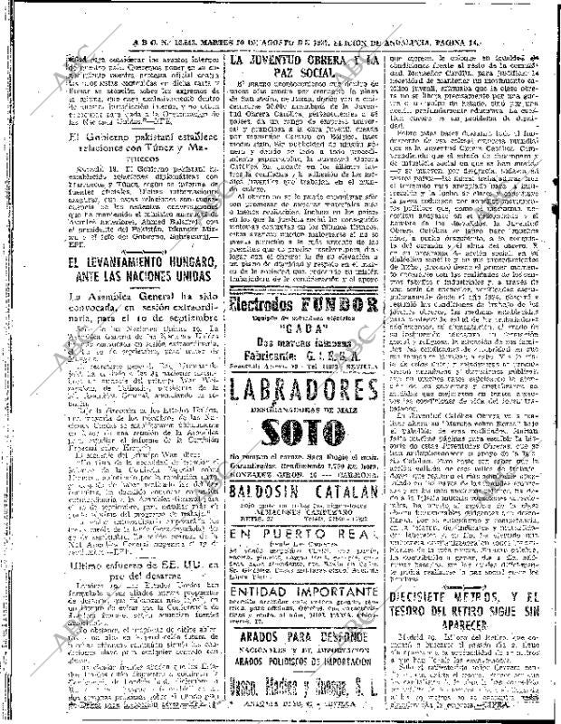 ABC SEVILLA 20-08-1957 página 14