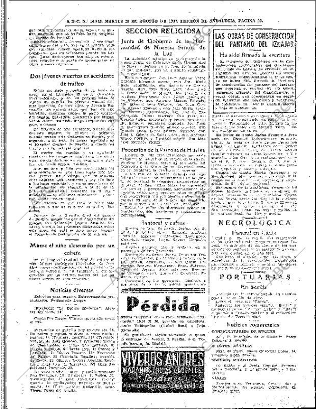 ABC SEVILLA 20-08-1957 página 20