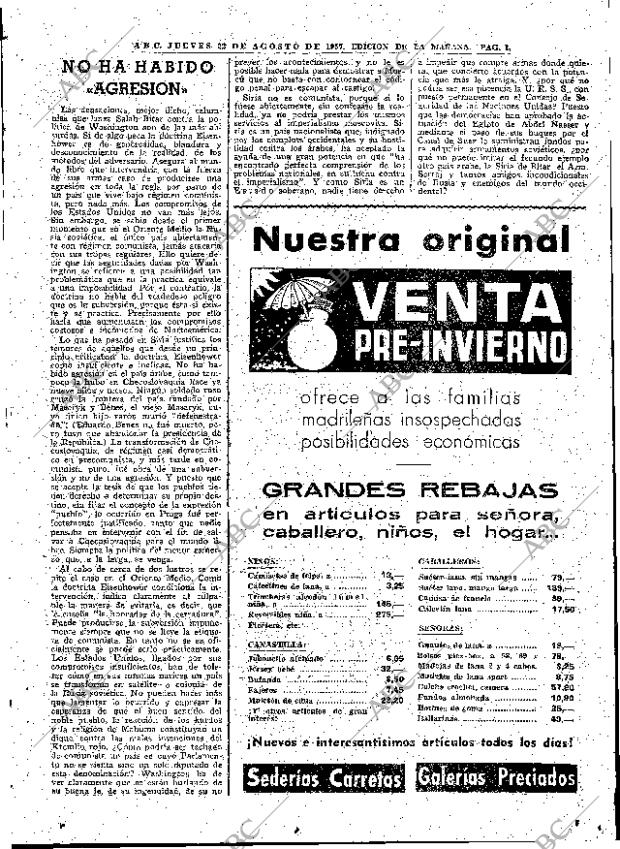 ABC MADRID 22-08-1957 página 17