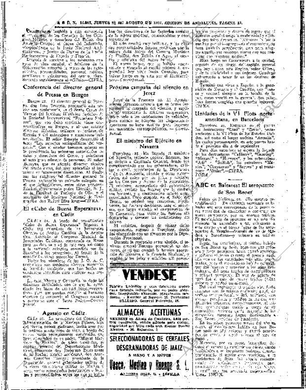 ABC SEVILLA 22-08-1957 página 18