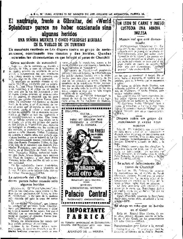 ABC SEVILLA 22-08-1957 página 19