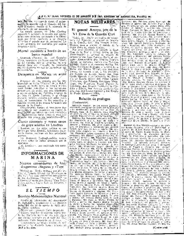 ABC SEVILLA 23-08-1957 página 20