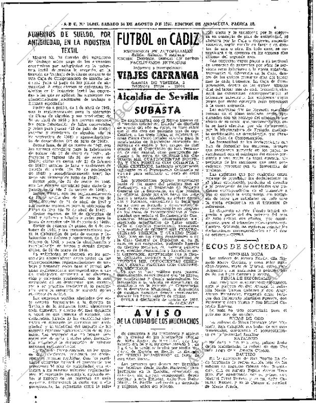 ABC SEVILLA 24-08-1957 página 20