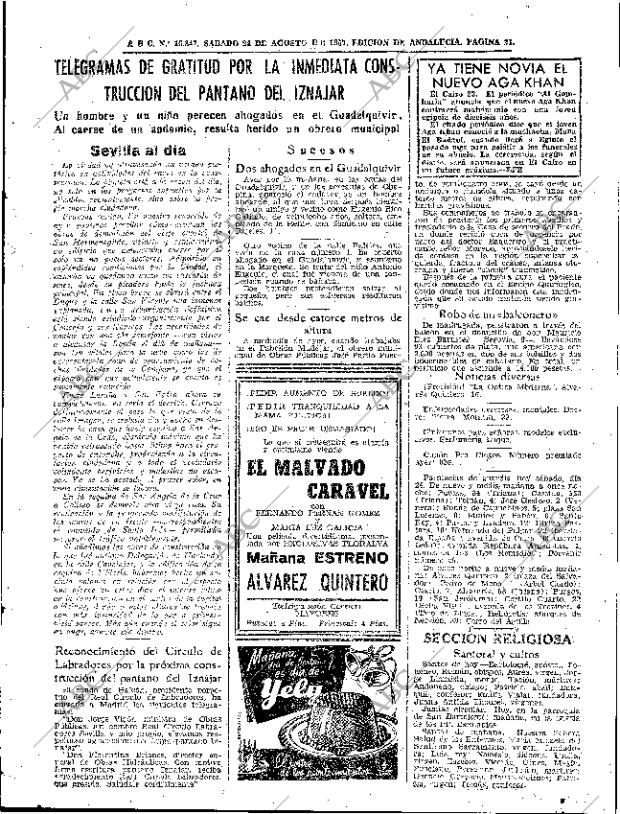 ABC SEVILLA 24-08-1957 página 21