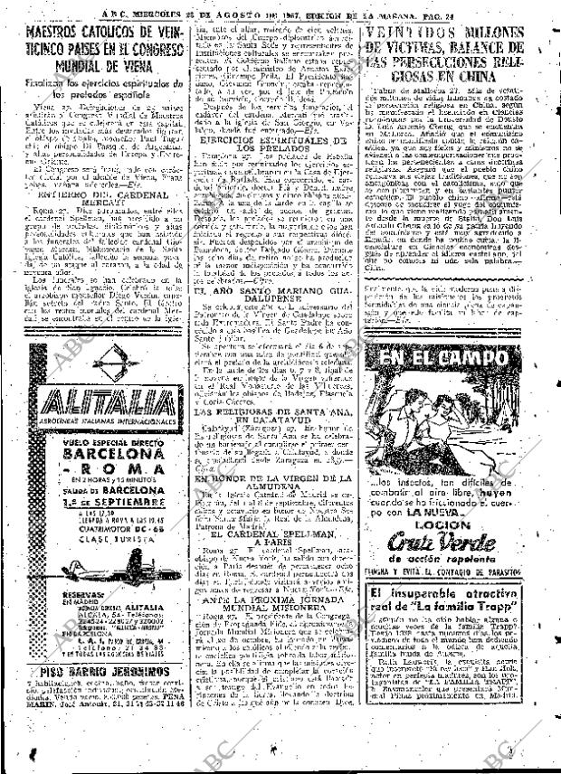ABC MADRID 28-08-1957 página 24
