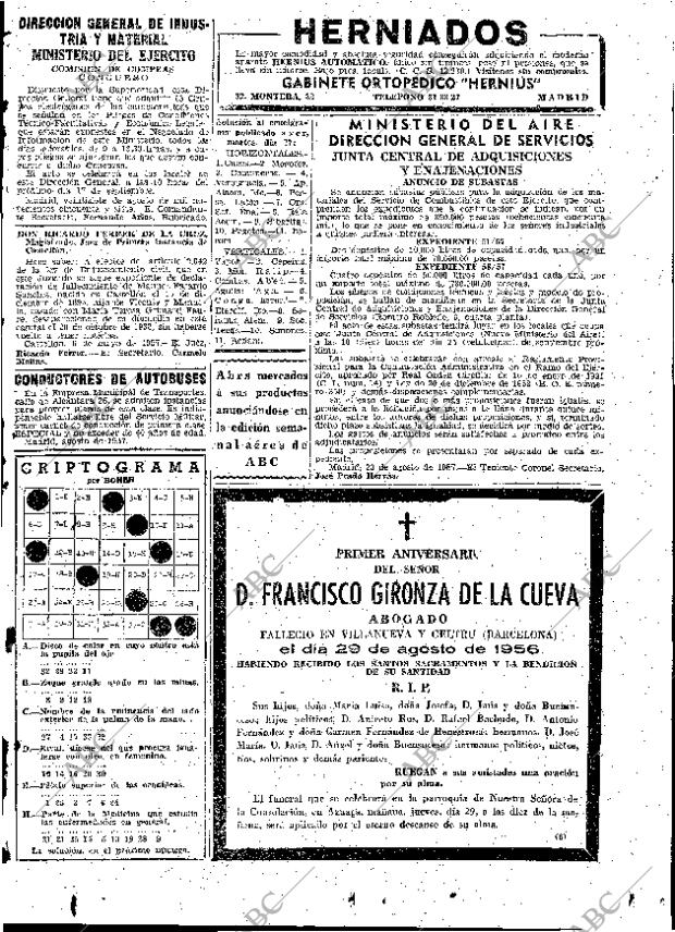 ABC MADRID 28-08-1957 página 43