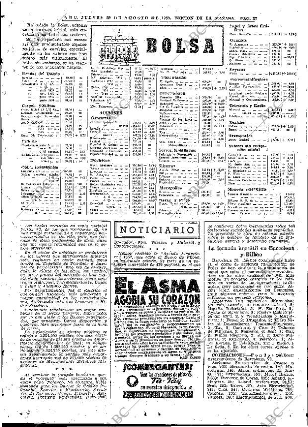 ABC MADRID 29-08-1957 página 27