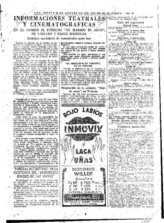 ABC MADRID 29-08-1957 página 31