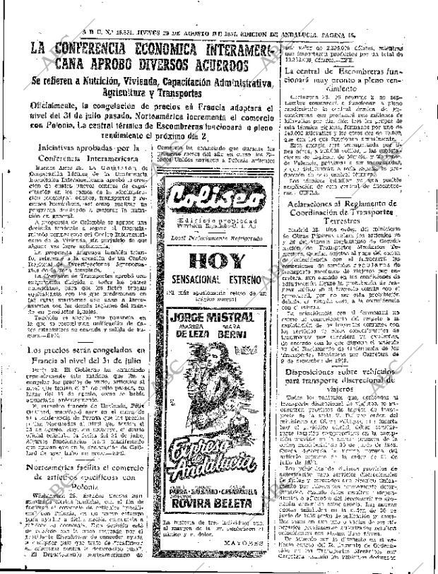 ABC SEVILLA 29-08-1957 página 15