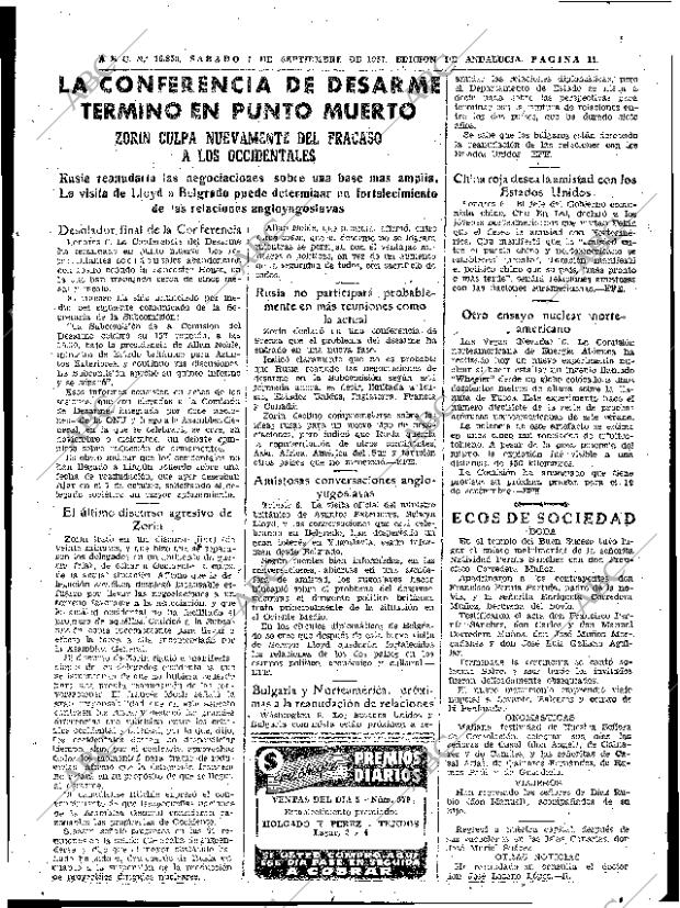 ABC SEVILLA 07-09-1957 página 11