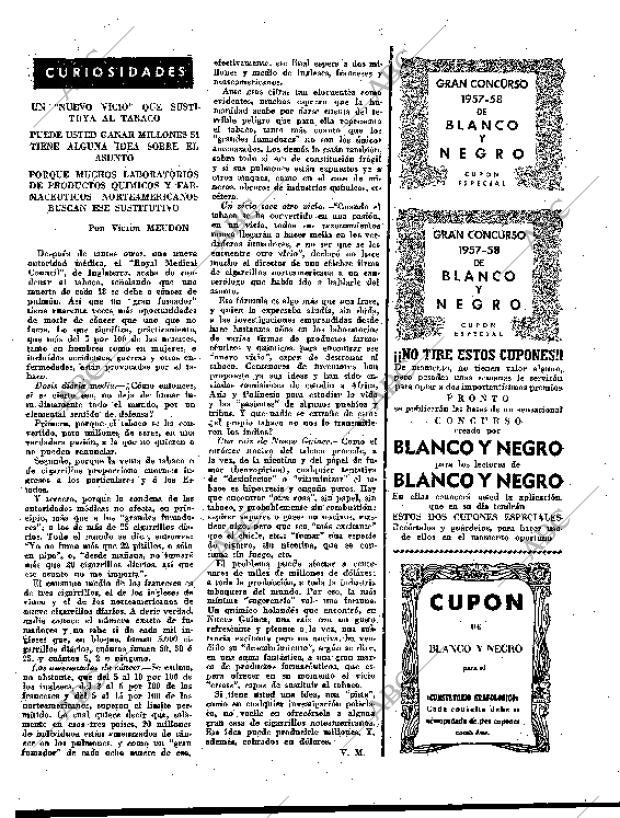 BLANCO Y NEGRO MADRID 14-09-1957 página 135