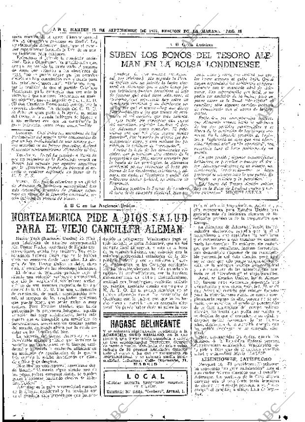 ABC MADRID 17-09-1957 página 18