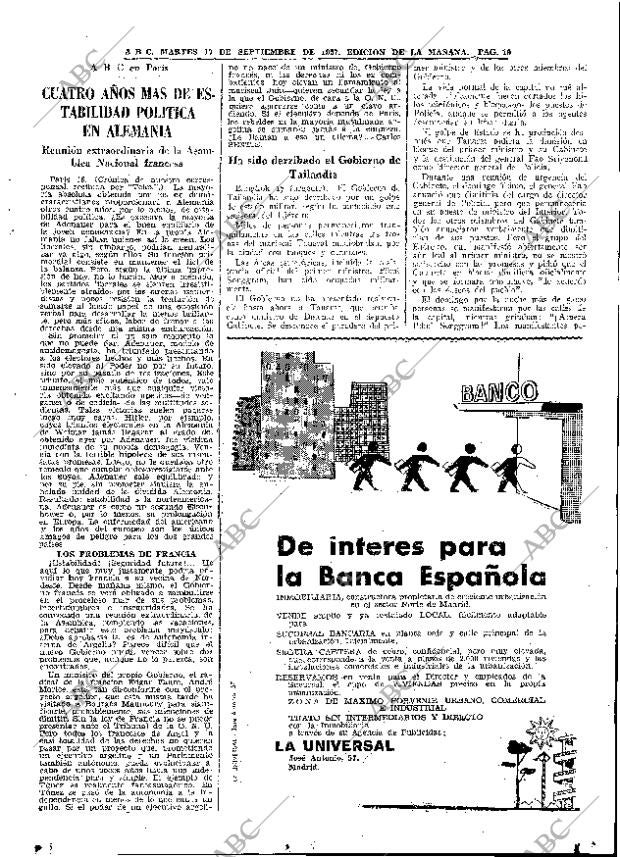 ABC MADRID 17-09-1957 página 19