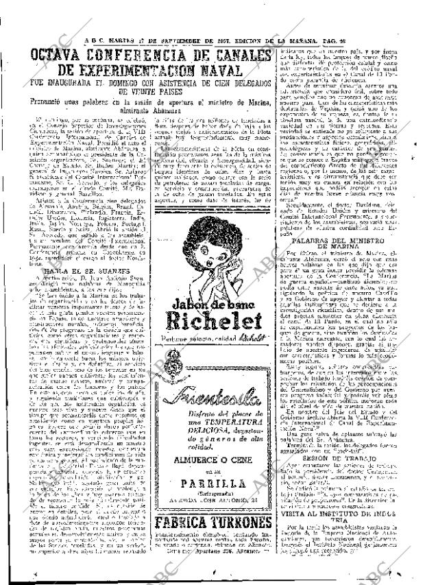 ABC MADRID 17-09-1957 página 26