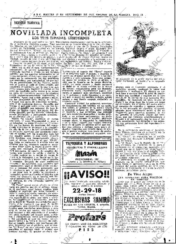 ABC MADRID 17-09-1957 página 33