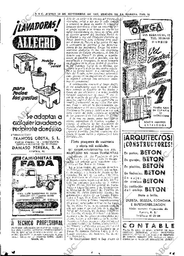 ABC MADRID 19-09-1957 página 16