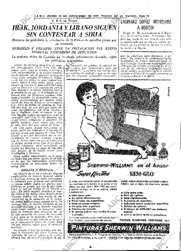 ABC MADRID 19-09-1957 página 21