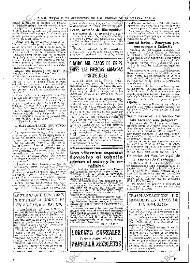 ABC MADRID 19-09-1957 página 23