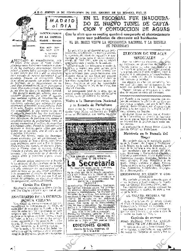 ABC MADRID 19-09-1957 página 31