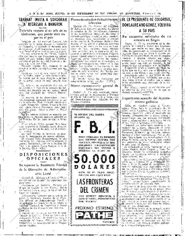 ABC SEVILLA 19-09-1957 página 10