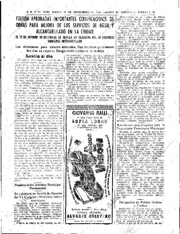 ABC SEVILLA 19-09-1957 página 19