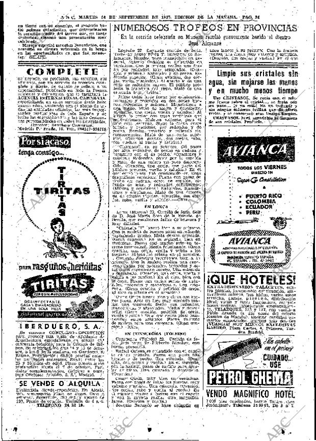 ABC MADRID 24-09-1957 página 34