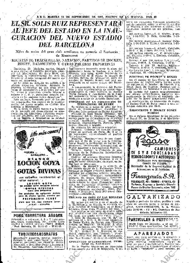 ABC MADRID 24-09-1957 página 42