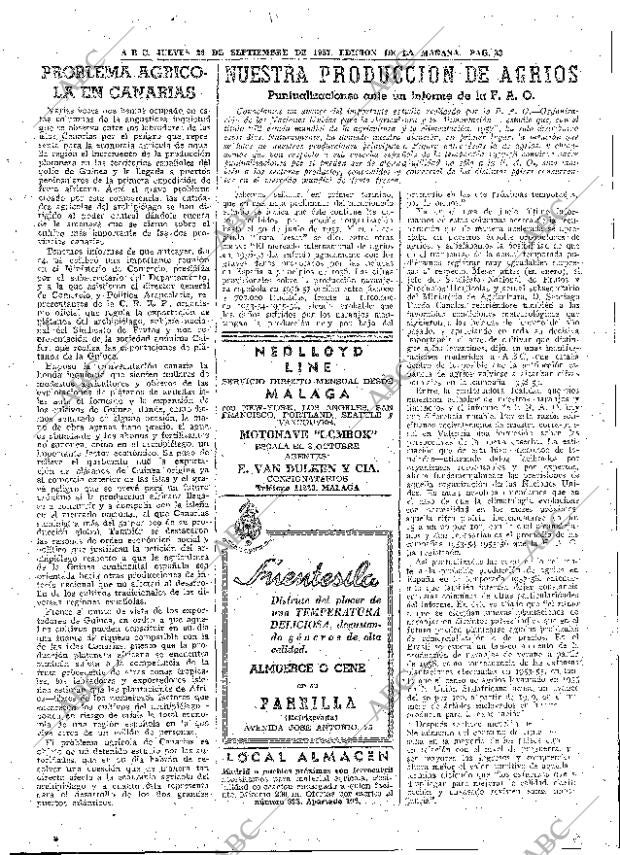 ABC MADRID 26-09-1957 página 33