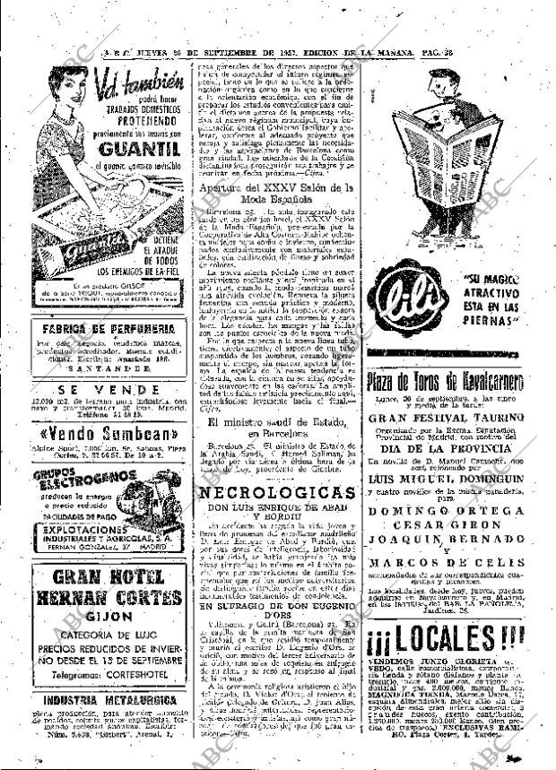 ABC MADRID 26-09-1957 página 36
