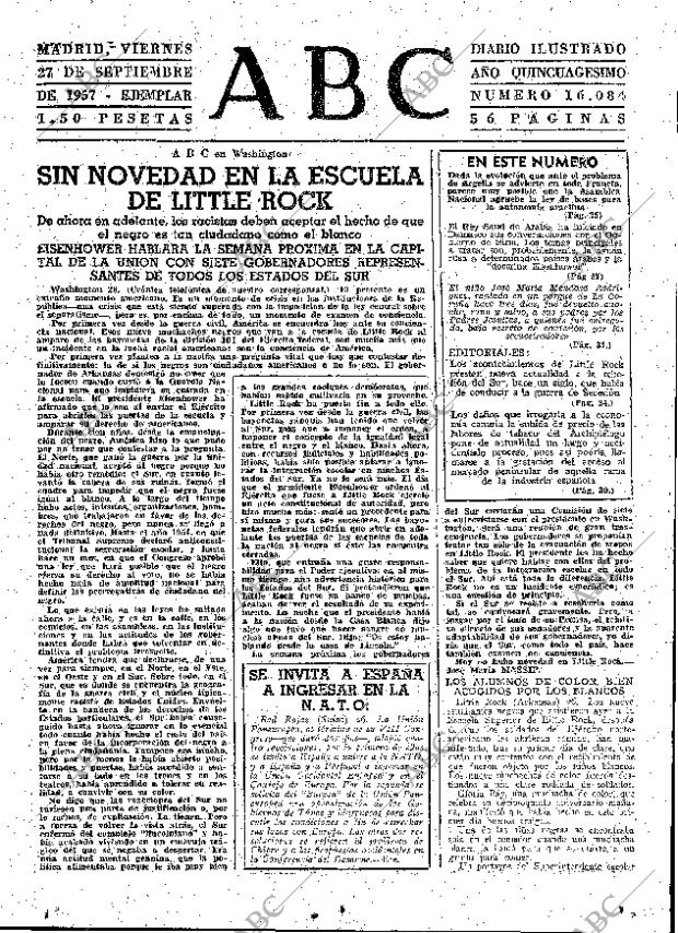 ABC MADRID 27-09-1957 página 23