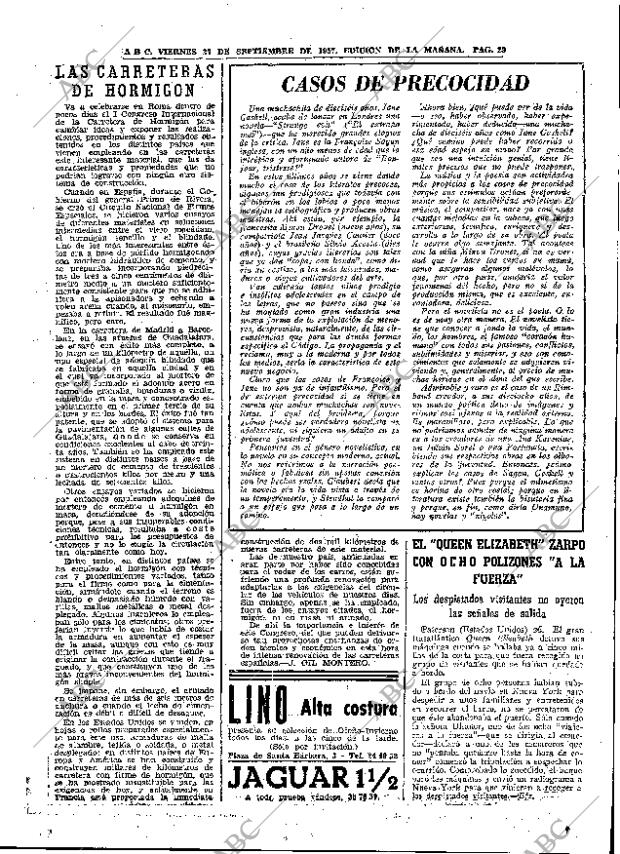 ABC MADRID 27-09-1957 página 29
