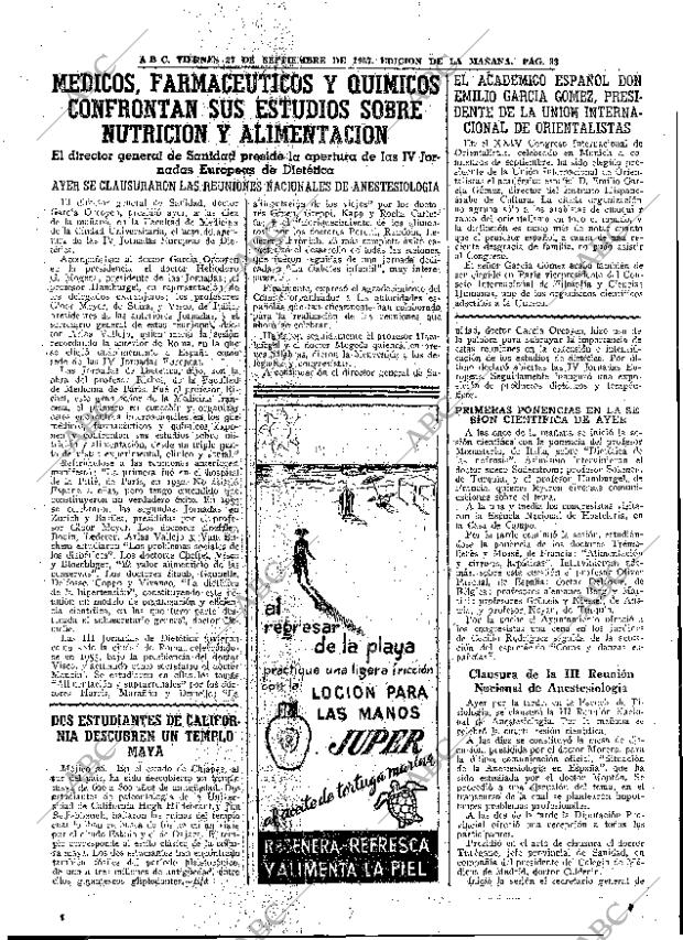 ABC MADRID 27-09-1957 página 33