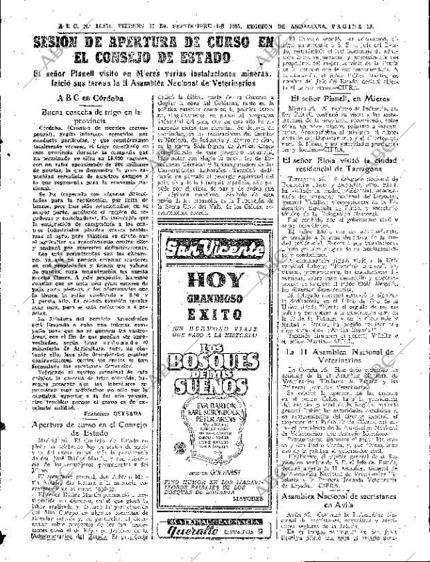 ABC SEVILLA 27-09-1957 página 15