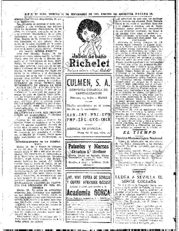ABC SEVILLA 27-09-1957 página 18