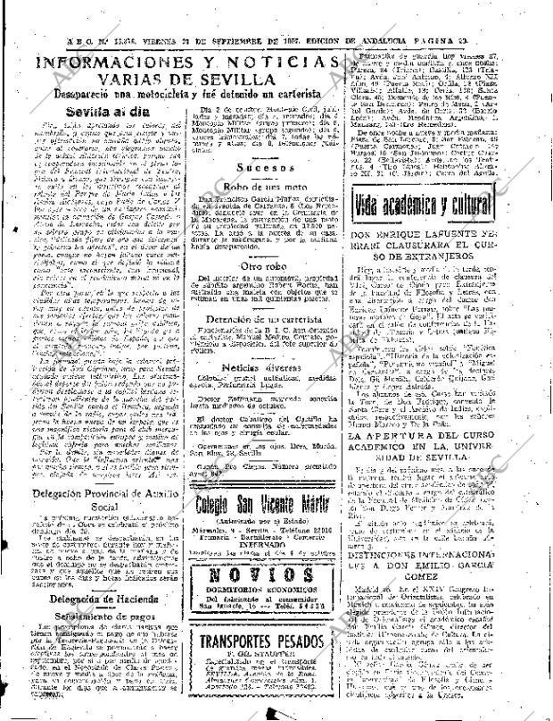 ABC SEVILLA 27-09-1957 página 19