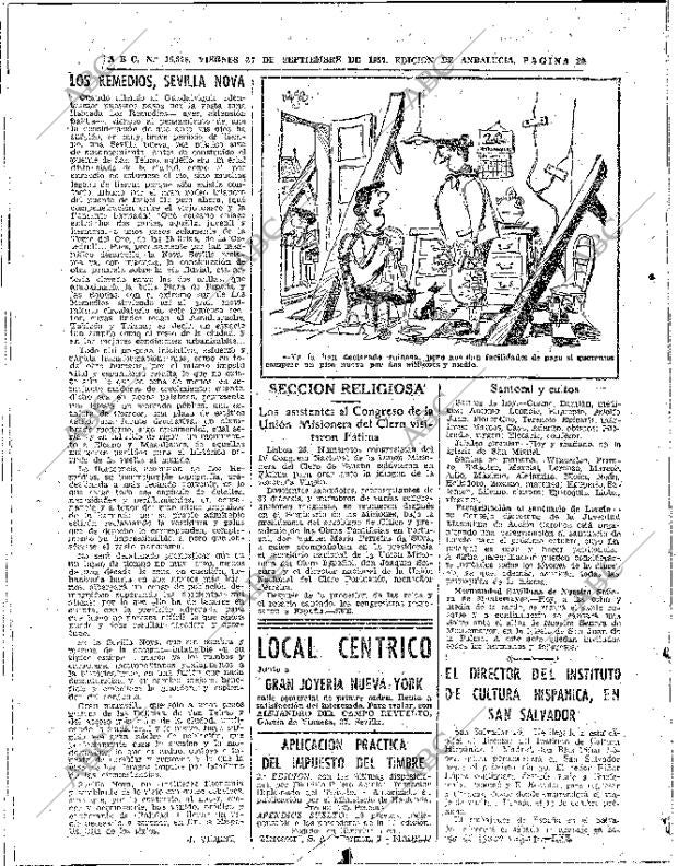 ABC SEVILLA 27-09-1957 página 20
