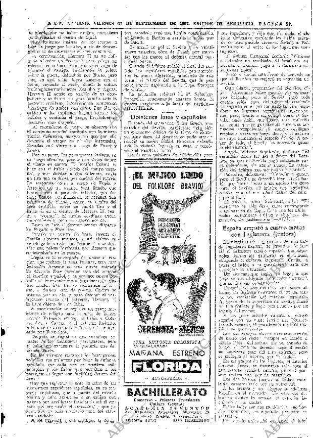 ABC SEVILLA 27-09-1957 página 23